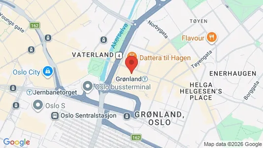 Apartments for rent i Oslo Gamle Oslo - kort over placeringen