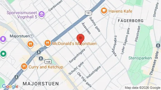 Apartments for rent i Oslo Frogner - kort over placeringen