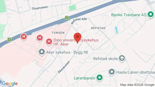 Apartments for rent i Oslo Bjerke - kort over placeringen