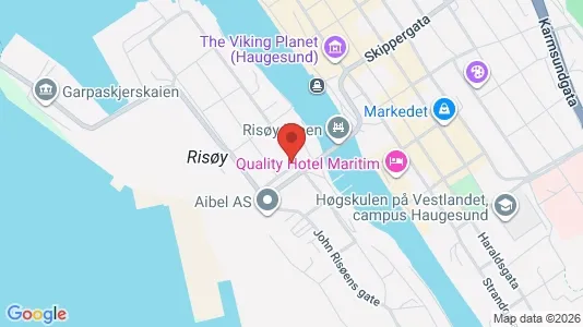 Apartments for rent i Haugesund - kort over placeringen