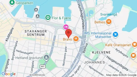 Apartments for rent i Stavanger - kort over placeringen