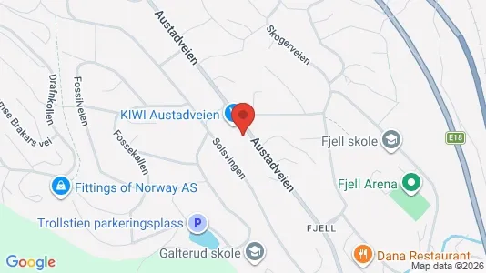 Apartments for rent i Drammen - kort over placeringen