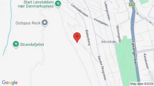 Apartments for rent i Bergen Årstad - kort over placeringen
