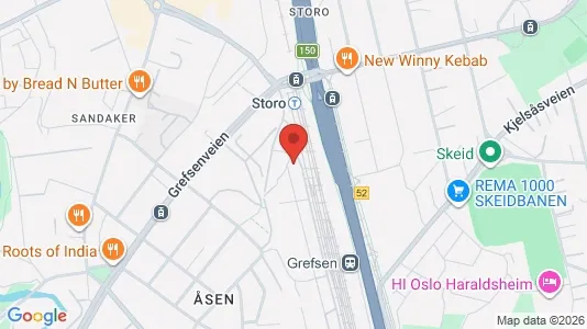 Apartments for rent i Oslo Sagene - kort over placeringen