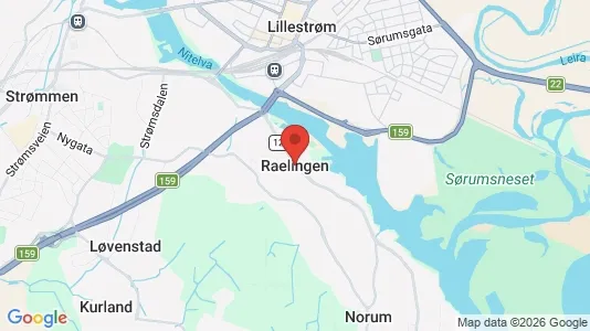 Apartments for rent i Rælingen - kort over placeringen