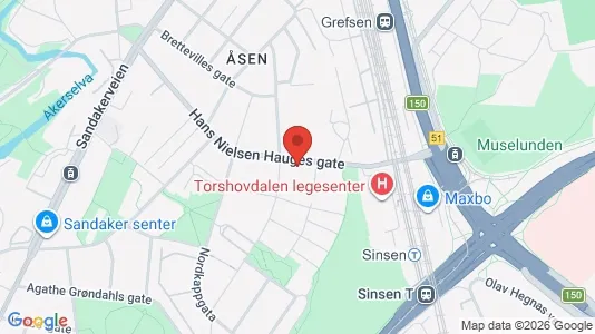 Apartments for rent i Oslo Sagene - kort over placeringen