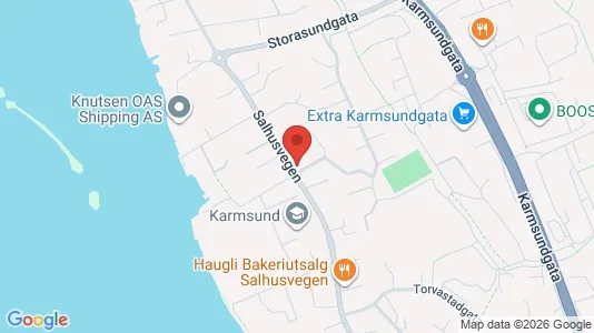 Apartments for rent i Haugesund - kort over placeringen