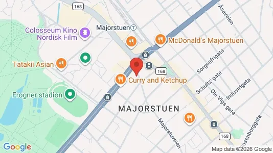 Apartments for rent i Oslo Frogner - kort over placeringen