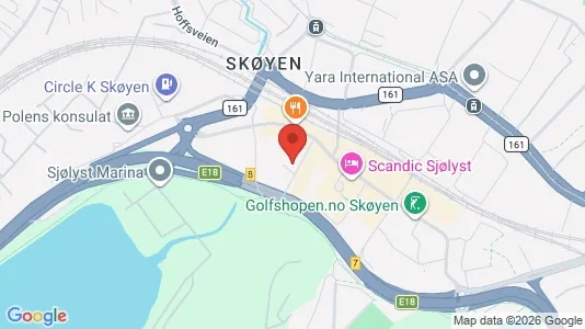 Apartments for rent i Oslo Ullern - kort over placeringen