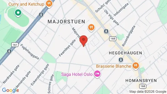 Apartments for rent i Oslo Frogner - kort over placeringen