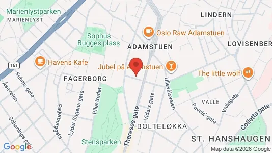 Apartments for rent i Oslo St. Hanshaugen - kort over placeringen