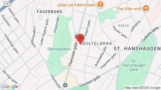 Apartments for rent i Oslo St. Hanshaugen - kort over placeringen