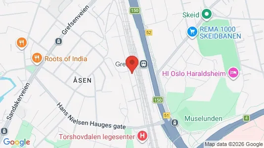 Apartments for rent i Oslo Sagene - kort over placeringen