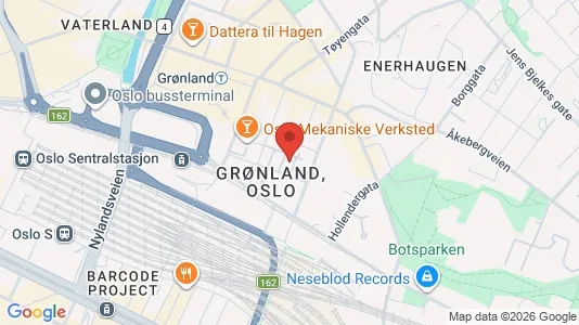 Apartments for rent i Oslo Gamle Oslo - kort over placeringen