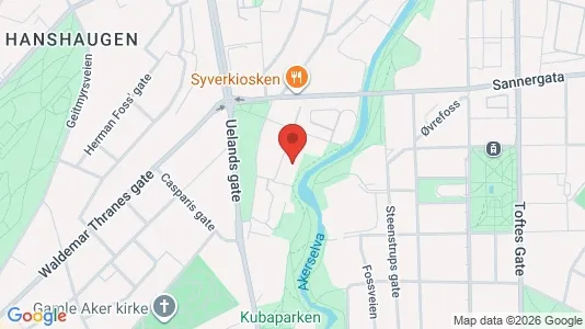 Apartments for rent i Oslo Grünerløkka - kort over placeringen