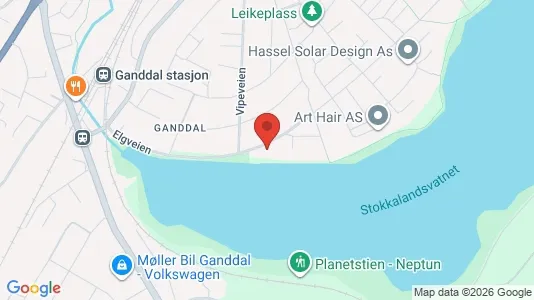 Apartments for rent i Sandnes - kort over placeringen