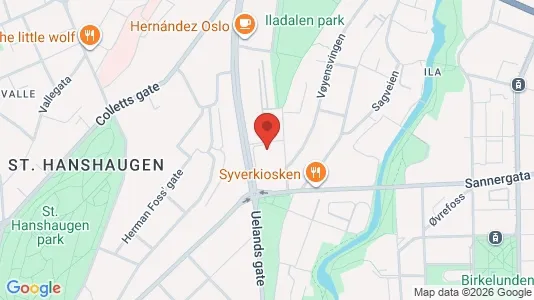 Apartments for rent i Oslo Sagene - kort over placeringen