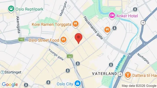 Rooms for rent i Oslo St. Hanshaugen - kort over placeringen