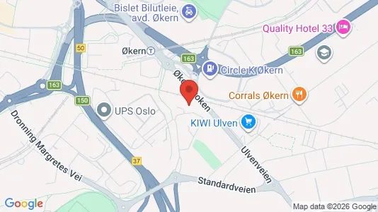 Apartments for rent i Oslo Bjerke - kort over placeringen