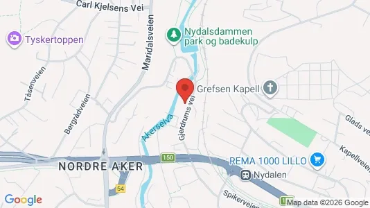 Apartments for rent i Oslo Nordre Aker - kort over placeringen