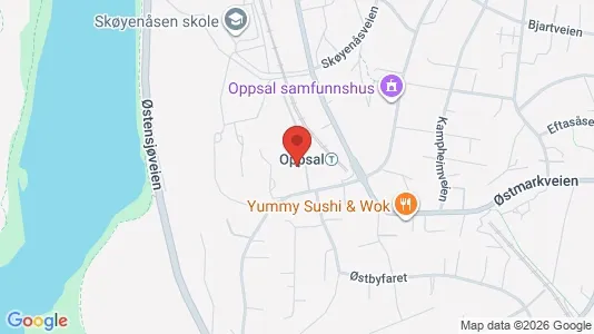 Apartments for rent i Oslo Østensjø - kort over placeringen