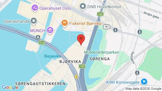 Apartments for rent i Oslo Gamle Oslo - kort over placeringen