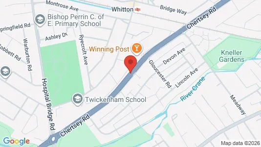 Apartments for rent i Twickenham - Middlesex - kort over placeringen