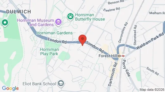 Apartments for rent i London SE23 - kort over placeringen