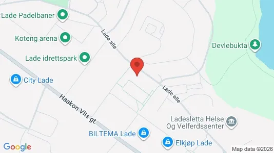 Apartments for rent i Trondheim Østbyen - kort over placeringen