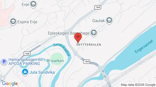 Apartments for rent i Bærum - kort over placeringen