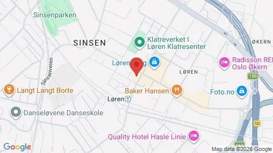 Apartments for rent i Oslo Grünerløkka - kort over placeringen
