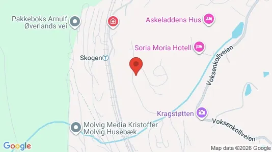 Rooms for rent i Oslo Vestre Aker - kort over placeringen
