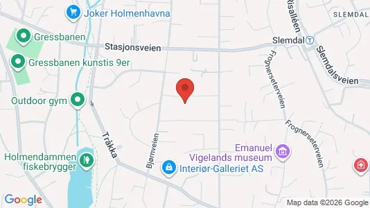 Rooms for rent i Oslo Vestre Aker - kort over placeringen