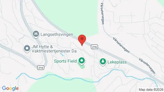 Apartments for rent i Lillehammer - kort over placeringen