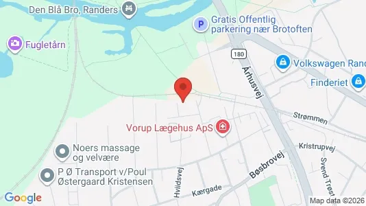 Apartments for rent i Randers SV - kort over placeringen