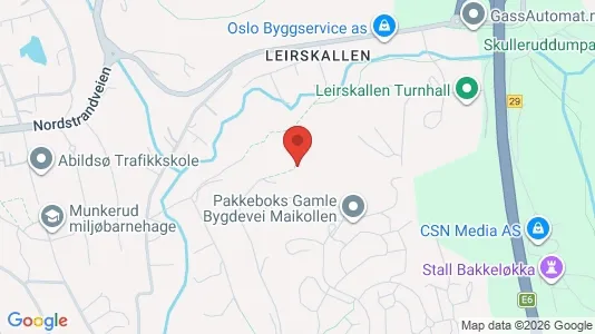 Rooms for rent i Oslo Søndre Nordstrand - kort over placeringen