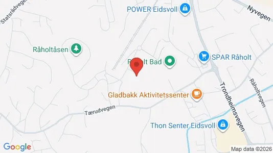 Apartments for rent i Eidsvoll - kort over placeringen