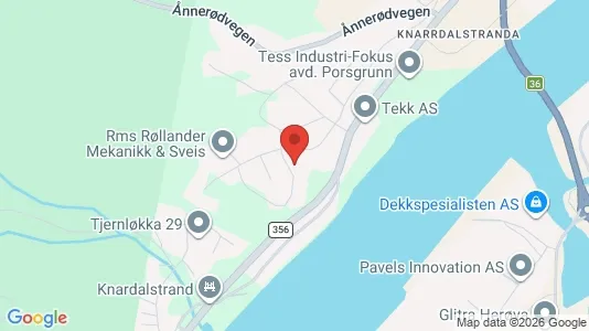 Apartments for rent i Porsgrunn - kort over placeringen