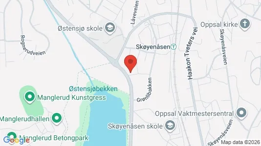 Rooms for rent i Oslo Østensjø - kort over placeringen