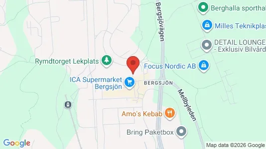 Apartments for rent i Gothenburg East - kort over placeringen