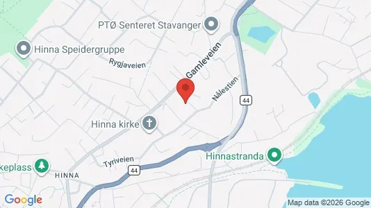 Rooms for rent i Stavanger - kort over placeringen