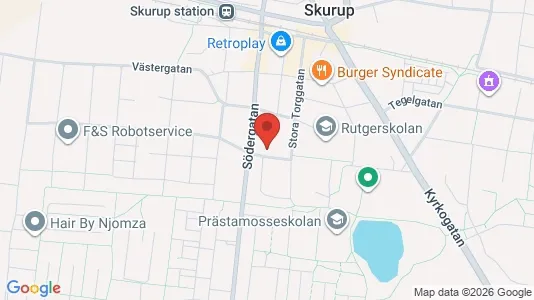 Apartments for rent i Skurup - kort over placeringen