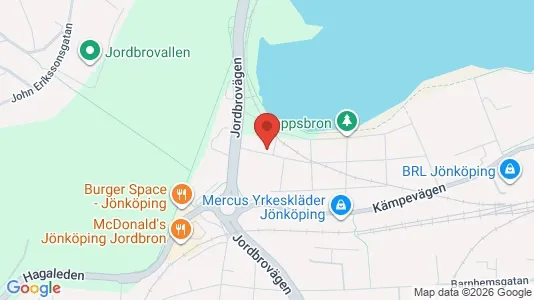 Apartments for rent i Jönköping - kort over placeringen