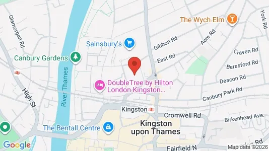 Apartments for rent i Kingston upon Thames - Surrey - kort over placeringen
