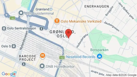 Apartments for rent i Oslo Gamle Oslo - kort over placeringen