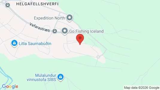 Apartments for rent i Mosfellsbær - kort over placeringen