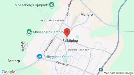 Apartments for rent i Falköping - kort over placeringen