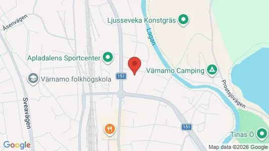 Apartments for rent i Värnamo - kort over placeringen