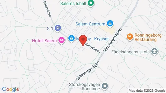 Apartments for rent i Salem - kort over placeringen