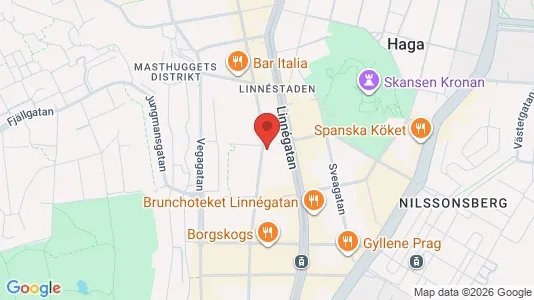 Apartments for rent i Gothenburg City Centre - kort over placeringen